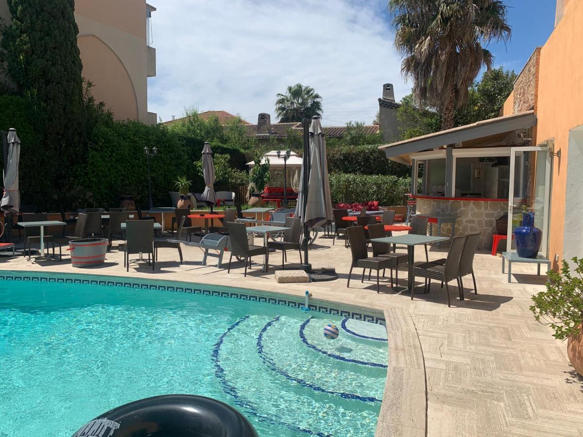 Hotel Restaurant De La Mer Golfe-Juan Exteriér fotografie